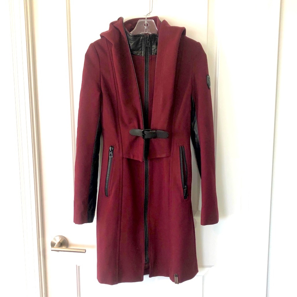 Burgundy Rudsak jacket